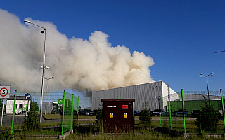Samozapłon prawdopodobną przyczyną pożaru w olsztyńskim ZGOK-u